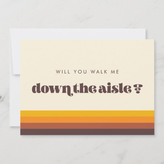 レトロ60s通路の提案を下ろしてくれないか 招待状 (正面)