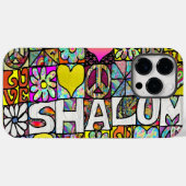 レトロ60s サイケデリックシャロームLOVE Case-Mate iPhoneケース iPhone 14 Pro Maxケース (裏面 (横))