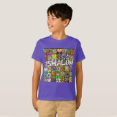 レトロ60s サイケデリック シャローム LOVE Tシャツ (正面フル)