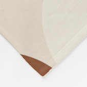 レトロ60s - 70sのスタイルと虹のヒッピーの太陽 フリースブランケット (角)