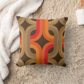 レトロ60s 70sのスタイルの枕 クッション (ブランケット)