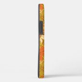 レトロ60s/70sオレンジ&オリーブグリーンフローラ Case-Mate iPhoneケース (裏面 / 右)