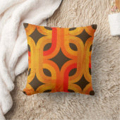 レトロ60s 70sスタイル枕 クッション (ブランケット)