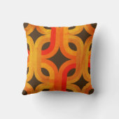 レトロ60s 70sスタイル枕 クッション (裏面)