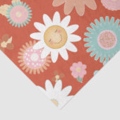 レトロ60s 70sヒッピーデイジーフラワーフローラの切り離し 薄葉紙 (詳細)