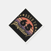 レトロ65th誕生日ユーモア スタンダードカクテルナプキン (角)