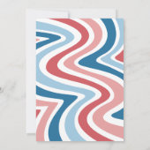 レトロ7月4日BBQパーティの招待状 招待状 (裏面)