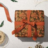 レトロ70のインスパイアフローララッピング紙 ラッピングペーパー