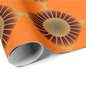 レトロ70のスタイル包装紙 ラッピングペーパー (ロールコーナー)