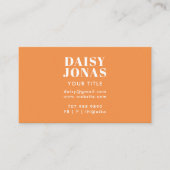 レトロ70の名刺抽象芸術 名刺 (正面)