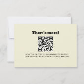 レトロ70の漫画ブックアーポップ・アートのトおもしろい結婚ズ 出欠カード (裏面)