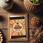 レトロ70スタイリッシュsおもしろいイン私の卒業時代引用文 カード