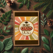 レトロ70スタイリッシュsおもしろいイン私の卒業時代引用文 カード