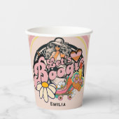 レトロ70年代のブギーディスコダンス ブライズメイド パーティー 紙コップ (正面)