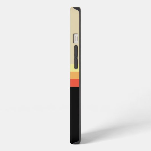 レトロ70年代カラーパレット iPhoneケース (左側面)
