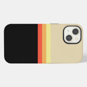 レトロ70年代カラーパレット iPhoneケース (裏面横)
