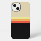 レトロ70年代カラーパレット iPhoneケース (裏面)