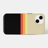 レトロ70年代カラーパレット iPhoneケース (裏面横)