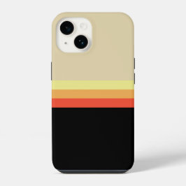 レトロ70年代カラーパレット iPhone 14ケース