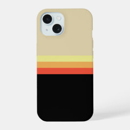 レトロ70年代カラーパレット iPhone 15ケース