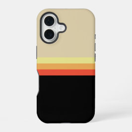 レトロ70年代カラーパレット iPhone 16ケース