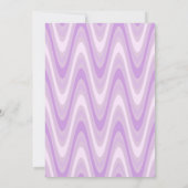 レトロ70年代テーマの誕生日パーティー 招待状 (裏面)