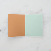 レトロ70年代ヒッピー・バレンタインデー カード (内部)