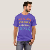 レトロ70年代ビンテージギフト息子兄弟ゲーミング Tシャツ (正面フル)