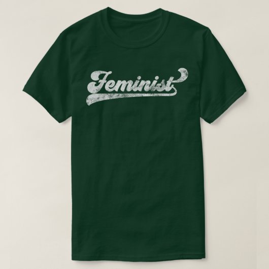 レトロ70年代ヴィンテージフェミニズム女性権利 Tシャツ (デザイン正面)