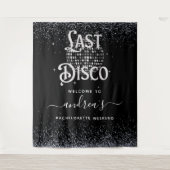 レトロ70年代最後のディスコバチェロレッテ歓迎 タペストリー (正面)