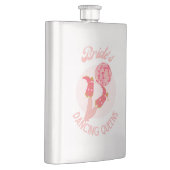 レトロ70年代花嫁のダンシングクイーンズバチェロレッテ フラスク (右)