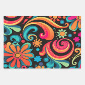 レトロ70年代 ラッピングペーパーシート (正面2)