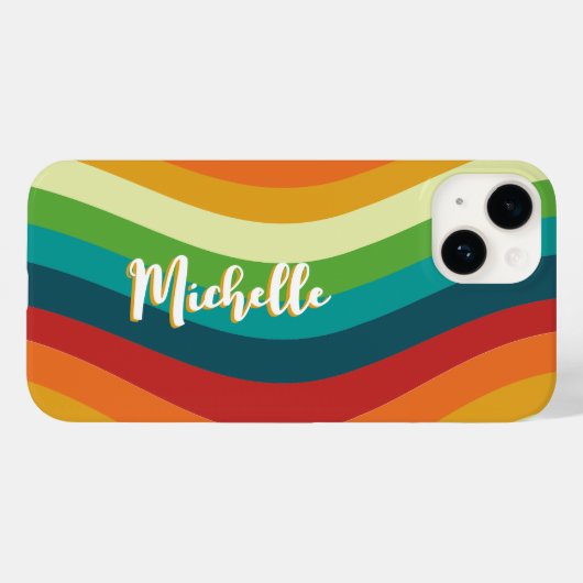 レトロ70年代 Case-Mate iPhoneケース (裏面 (横))