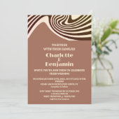 レトロ70結婚年代 招待状 (スタンド正面)