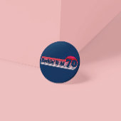 レトロ70誇りを持ったとヴィンテージサンセットバッジ 缶バッジ