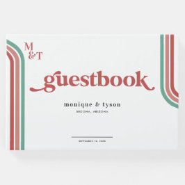 レトロ70 |の結婚ゲストブック ゲストブック