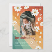 レトロ70 |写真誕生のお知らせ セーブザデート (正面)