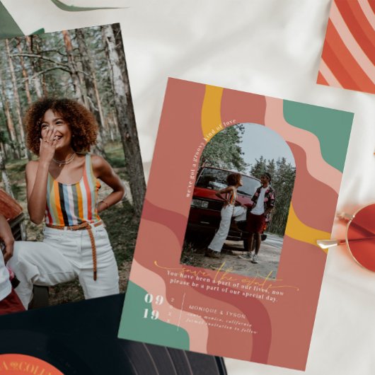 レトロ70 | Arch Photo日付を保存 セーブザデート