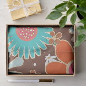 レトロ70sおもしろいハイファンキーピカラフルヴァンピースサイン 薄葉紙 (ギフト)