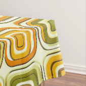 レトロ70sの幾何学模様（暖かいトーン） テーブルクロス (インサイチュ)