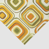 レトロ70sの幾何学模様（暖かいトーン） 薄葉紙 (詳細)