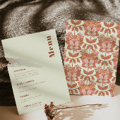 レトロ70sオインスパイアレンジ結婚のメニュー 招待状