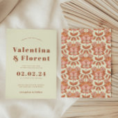 レトロ70sオインスパイアレンジ結婚式招待状 招待状