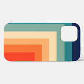レトロ70sカラーパレット装飾用クッション Case-Mate iPhoneケース (裏面 (横))