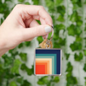 レトロ70sカラーパレット キーホルダー (手)