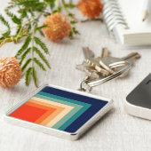 レトロ70sカラーパレット キーホルダー (側面)