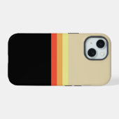 レトロ70sカラーパレット iPhone 15ケース (裏面横)