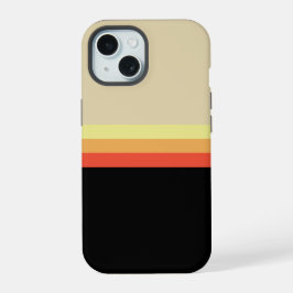 レトロ70sカラーパレット iPhone 15ケース