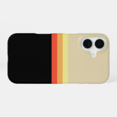 レトロ70sカラーパレット iPhone 16ケース (裏面横)