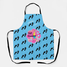 レトロ70sグラニーズキッチン エプロン